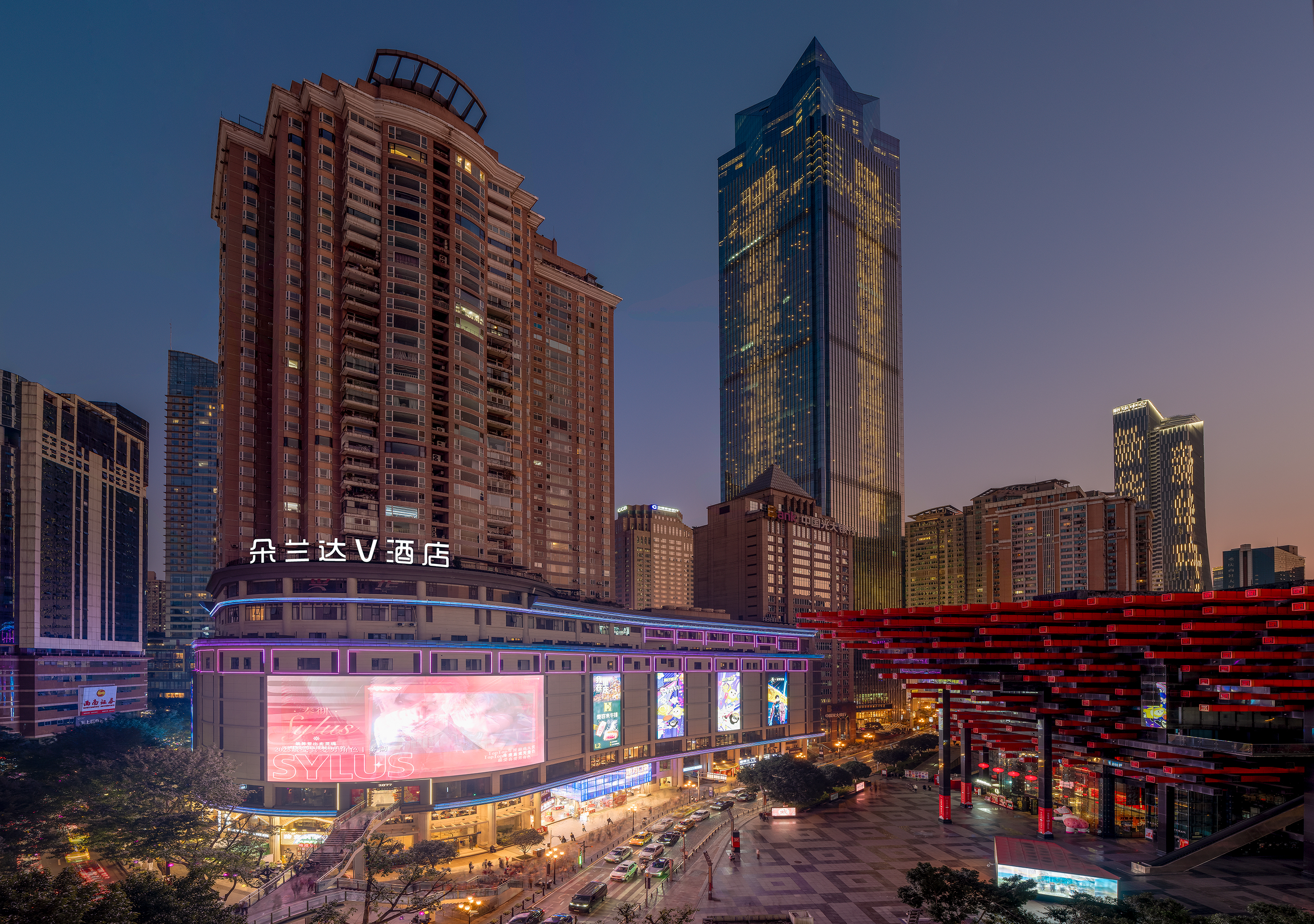 朵兰达V酒店(重庆解放碑洪崖洞店)